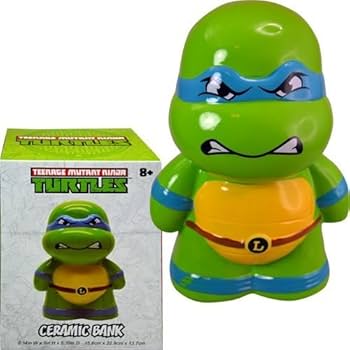 アメコミ Teenage Mutant Ninja Turtles coin bank Amazon.com: Teenage Mutant Ninja Turtles Coin Bank Bundle
