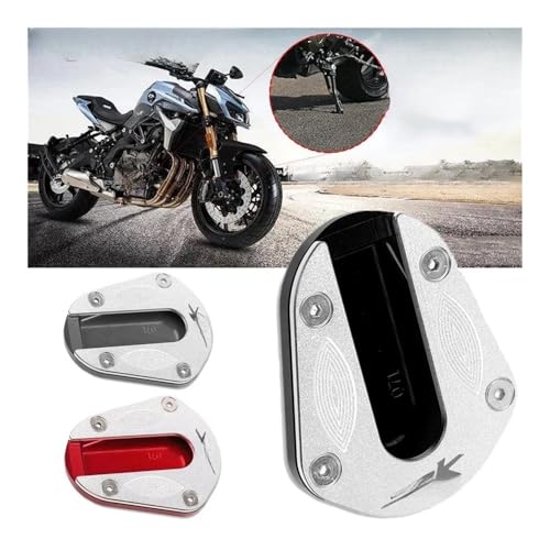 Placa soporte de pata de cabra para la extensión lateral de QJMOTO 2