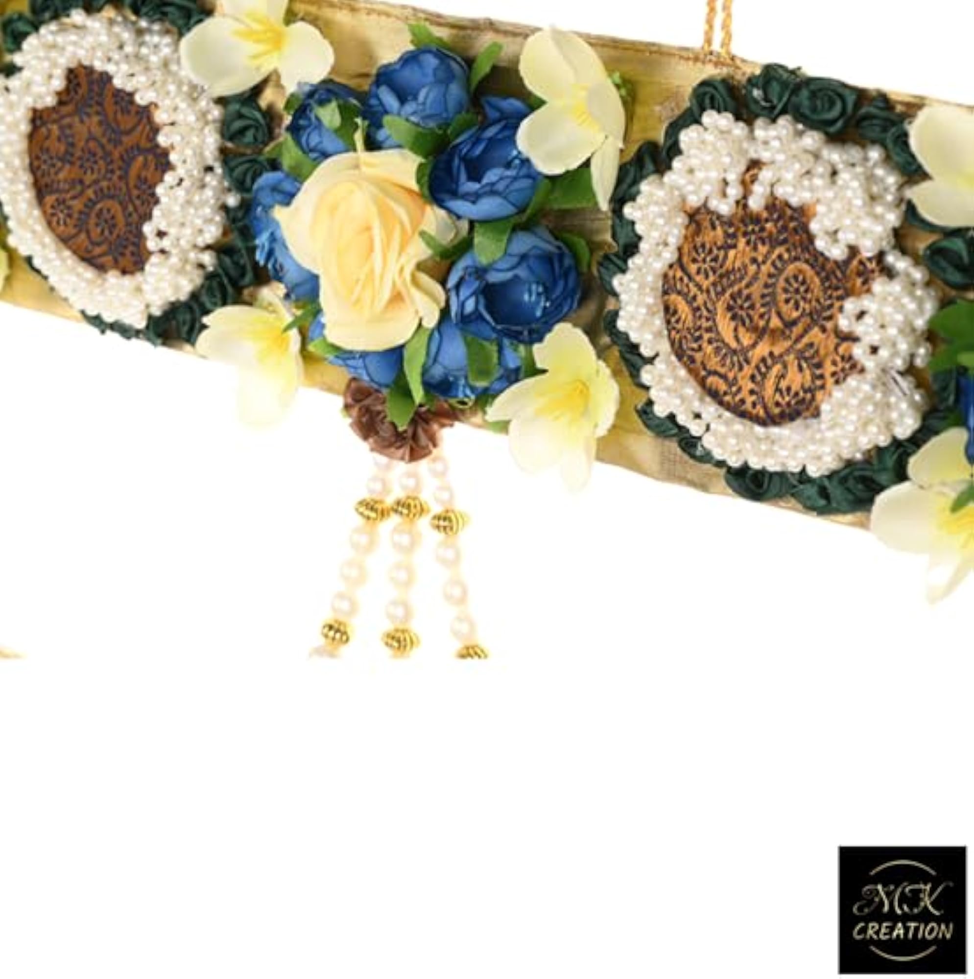 Handmade Toran/Bandarwal with Flower for Door