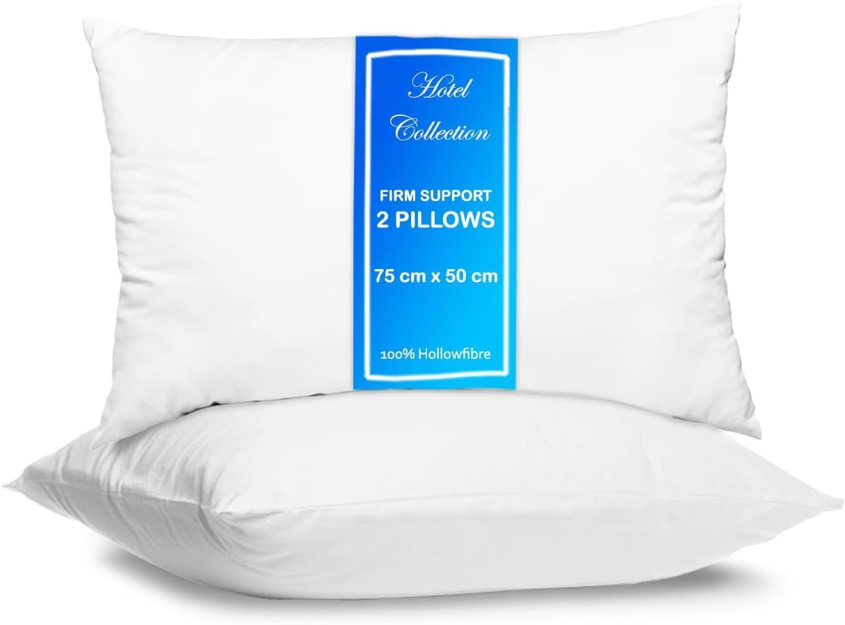 Pillows Hotel Quality, Soft Pillows For Sleeping, Bounce Back Bed Pillow, Comfortable And Versatile, Pillow for Neck, Back & Shoulder Pain Relief, (2)