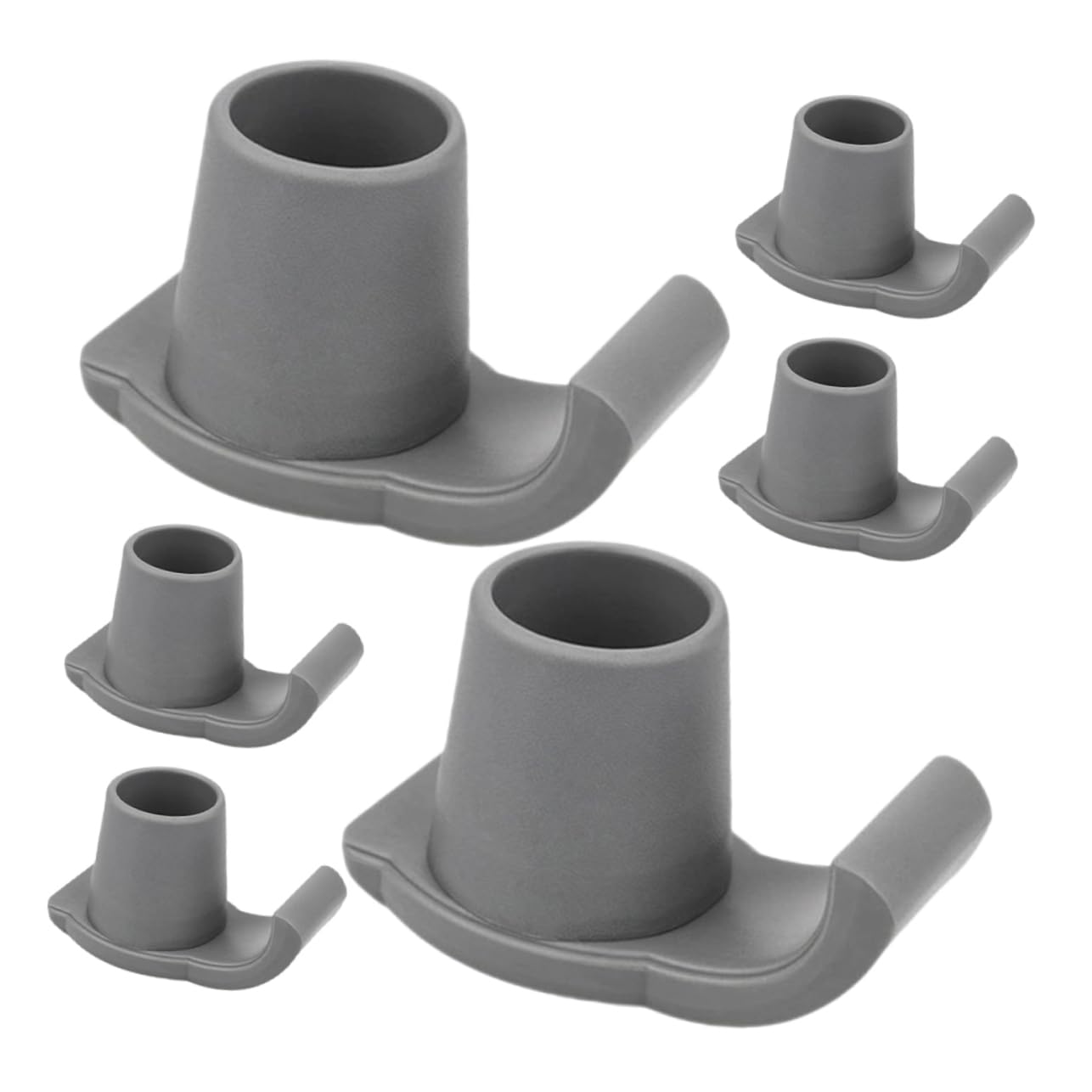 HAPINARY 6pcs Walker Foot Pads Walker Slides Glides Drive Replacement Parts Universal Fit Feet Glides Skis for Glides for for Seniors Walker Glide Replacement Glide