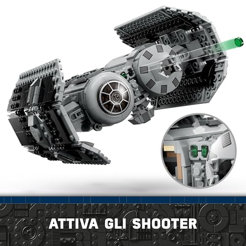 Star Wars 75347 TIE Bomber - Modello di Astronave Giocattolo con un Droide Gonk e la Minifigure di Darth Vader con Spada Laser - Regalo per Bambini da 9 Anni in su - Lego - Immagine 3