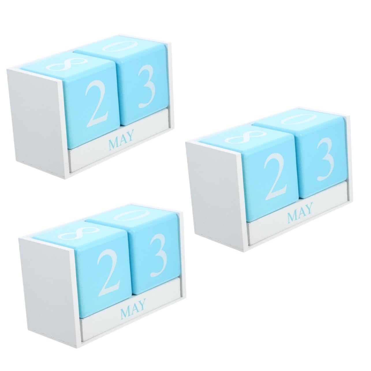 VILLCASE 3stücke Eleganter Dauerkalender Und Praktischer Tischkalender Für Zuhause Und Büro Dekorativ Und Leicht Verstellbar Für Schreibtisch Und