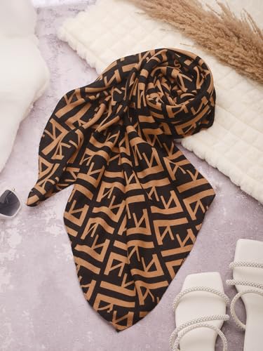 Image of Viscose Scarf for Women | Lightweight & Long | Stole for Women - Stylish Design | Neck Scarf, Hair Scarf, & Head Scarf for Women & Girls | All Season Accessory