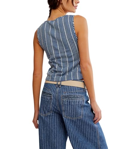 Free People Women's Tilly Vest-Printed2