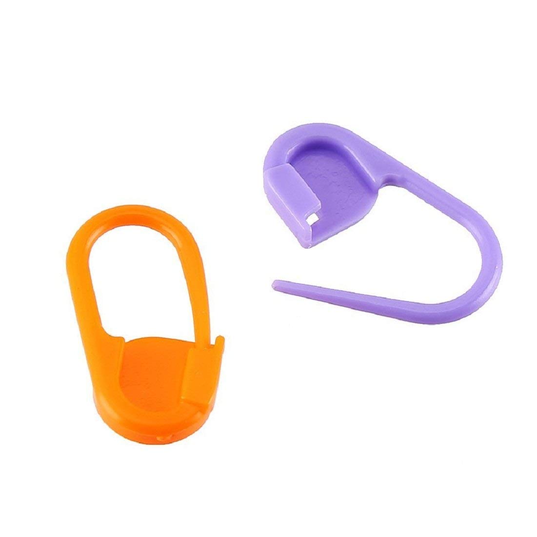 M Fabrics Crochet Locking Stitch Markers for Knitting Designed to Hook into The Knitted or Crocheted Stitch so it Will not Slip Out (25 Pieces) (Pack of 1 (25 Pieces)) 1