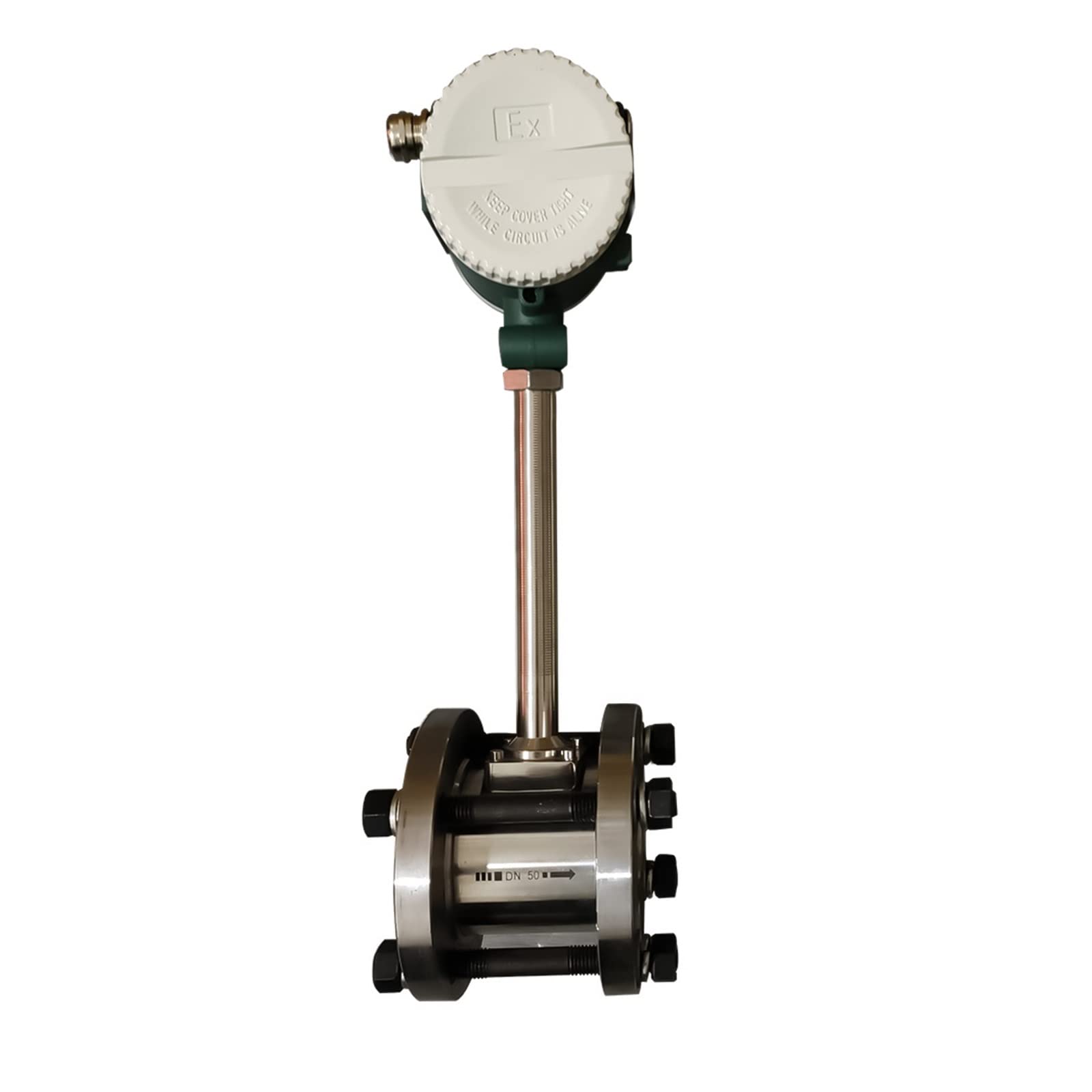 Durchflussmesser, Digitaler 4-20 mA RS485 explosionsgeschützter Vortex-Durchflussmesser for Dampf/Flüssigkeit/Erdgas/Druckluft | DN50