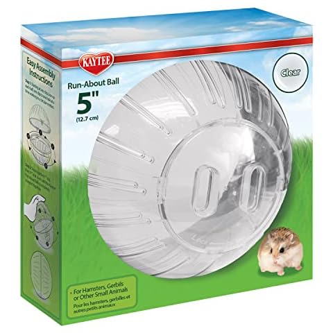 Kaytee 5" Clear Run-About Exercise Ball for Small Animals Cover