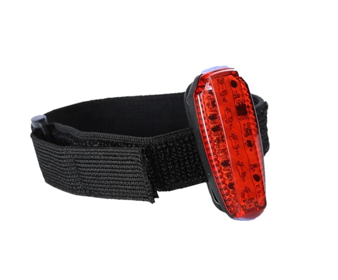Bodylite Clip-on LED Light with 5 Modes Including Dim, Full, Flashing, Strobe, SOS, Rechargeable Battery, 30 Lumen, Up to 10 Hrs, Adjustable for Running and Cycling, Fits 12-34mm Bars