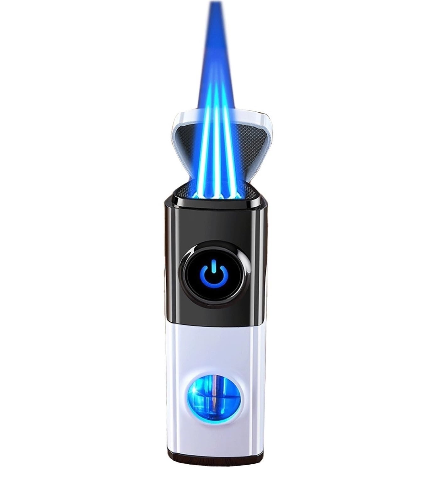 Encendedor de triple llama táctil, el regalo de metal perfecto para hombres