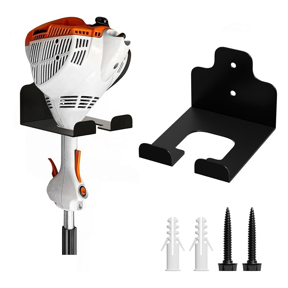 Agwuoetr Garage Organizer Trimmer Rack, Tool Hanger Weed Whackers Holder Wall Mounted for Grass Trimmer,Hedge Trimmer