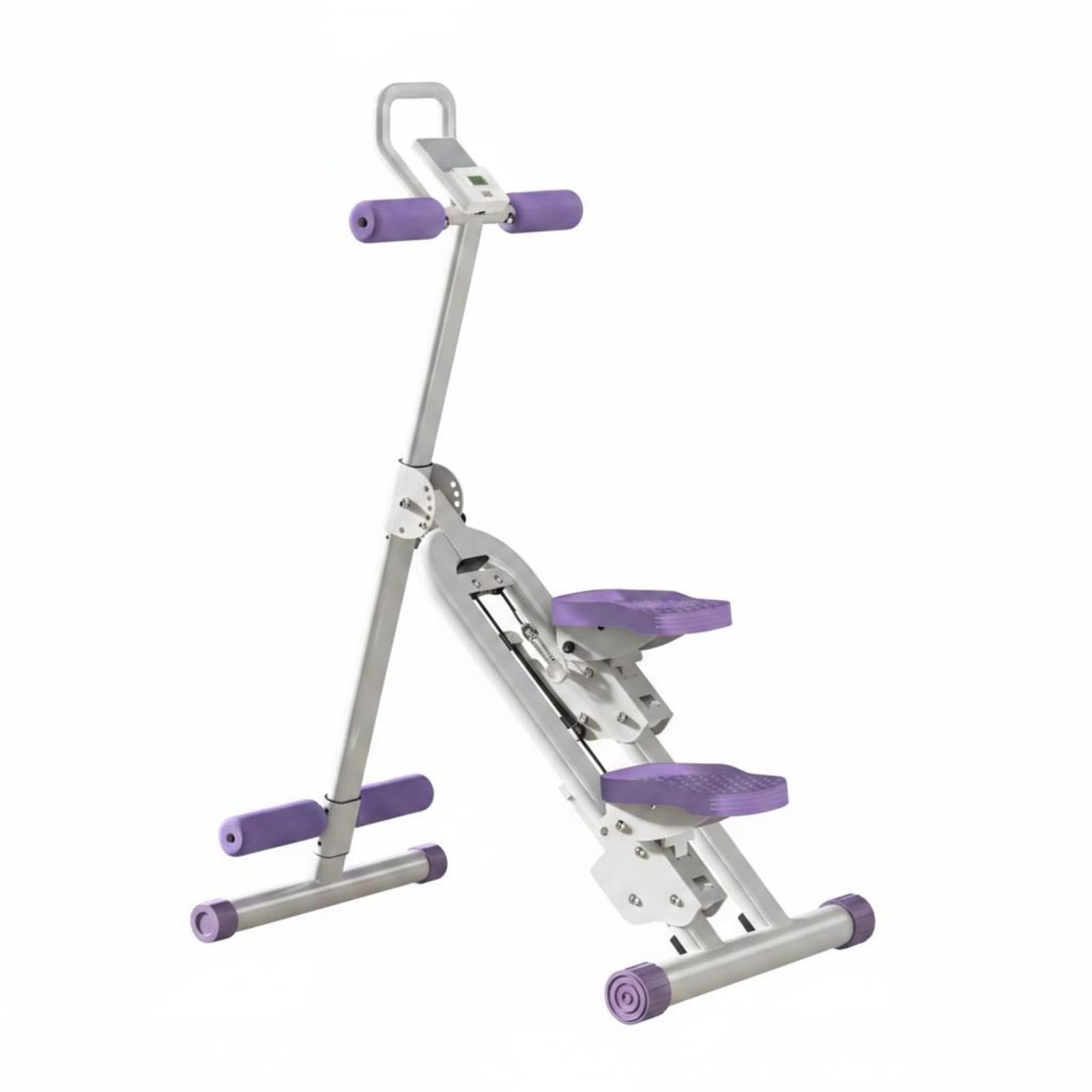 Amagogo Stepper Pieghevole Verticale Stepper Fitness Scalatore Macchina Cardio per Uso Domestico con Regolazione a 5 Livelli Corsa 50 Cm Struttura Rinforzata