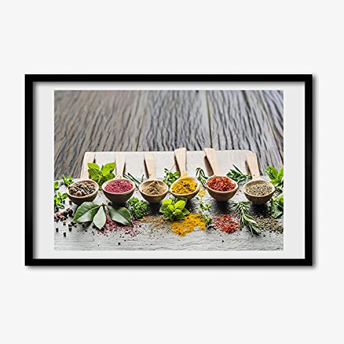 Cadre de peinture Tulup 60x40 cm pour habiller un mur de cuisine vide