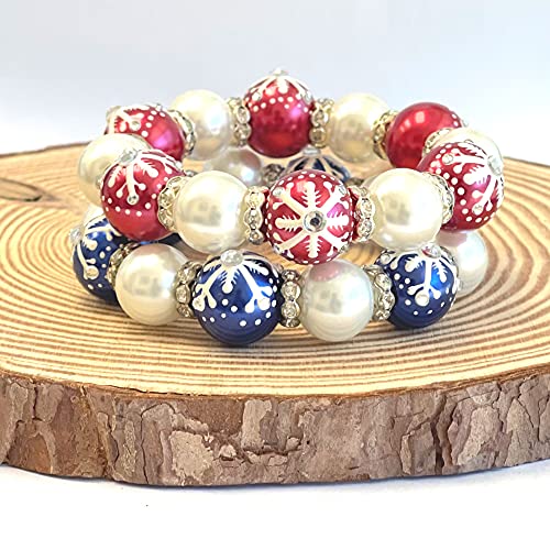 Pulsera de Navidad para lucir en cenas familiares y eventos navideños 6