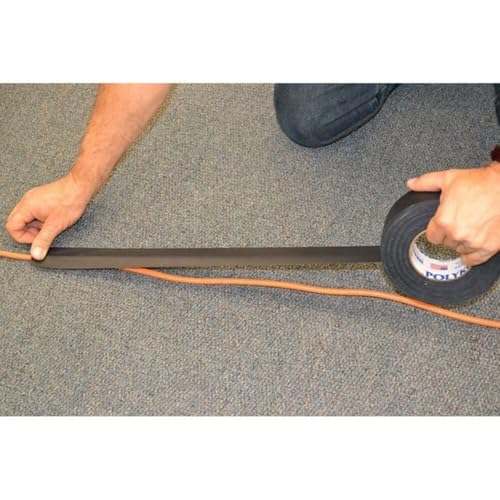 Image of Polyken 510 Black Gaffers Tape 2.83 inch x 50 Yards, Professional Grade, UV Fluorescent, No Residue, Non-Reflective (Gaff Tape), 1 Roll