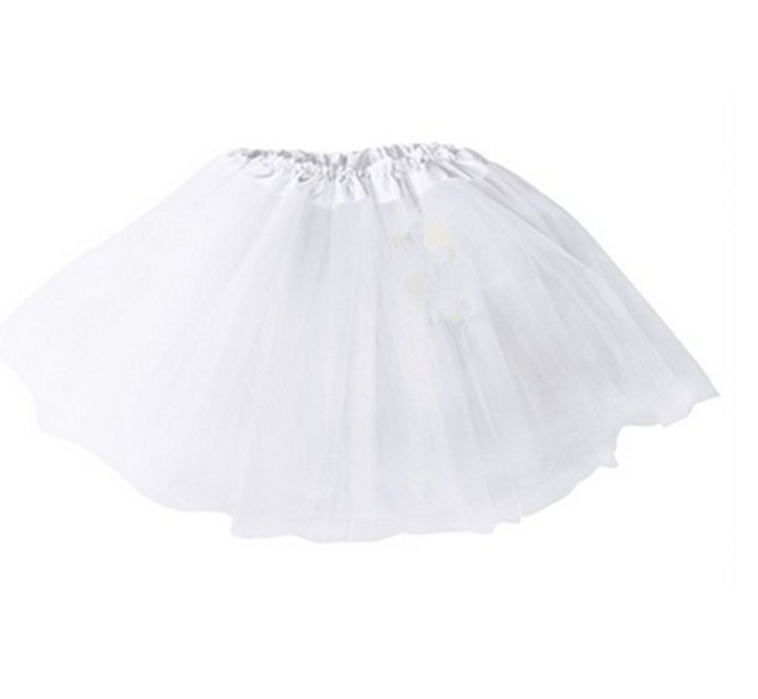 A Liittle Tree Women's White - New Girls Tutu Skirts Dress Up Fancy Dress Party Hen Party (White)