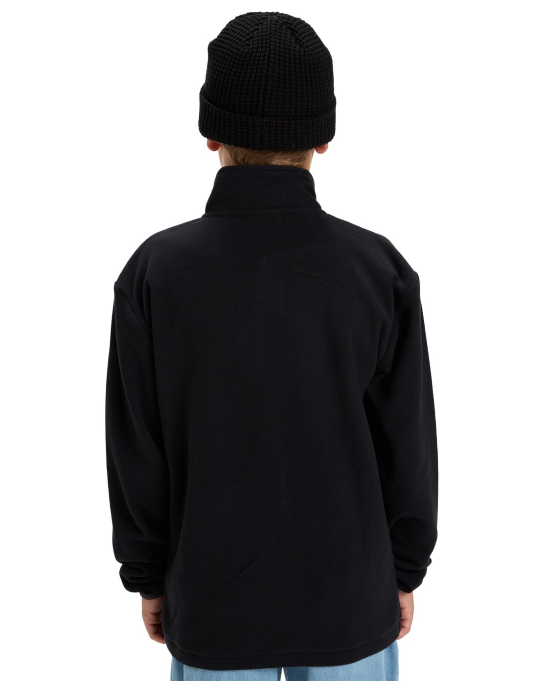 Quiksilver Ice Fields - Polaire zippée - Garçon Enfant 8-16 Ans - 16 - Noir