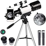 Este telescopio es rápido y fácil de configurar incluso para el novicio y alentará a los niños a amar a aprender sobre el espacio, una gran idea de regalo de vacaciones o cumpleaños para los niños que aman la ciencia y la astronomía.