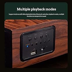 TAISK Tourne-Disque Bluetooth Tourne-Disque Vinyle Tourne-Disque avec Haut-parleurs intégrés pour disques vinyles 3… - Les Beatles, Paul McCartney, John Lennon, RIngo Starr, George Harrison TAISK Tourne-Disque Bluetooth Tourne-Disque Vinyle Tourne-Disque avec Haut-parleurs intégrés pour disques vinyles 3… – Image 7