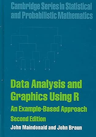 Amazon.fr - [(Data Analysis and Graphics Using R : An Example-based ...