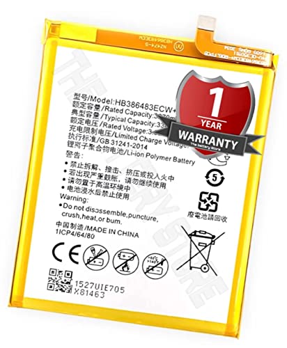 Image of THE BATTERY STORE Original HB386483ECW+ Battery for Huawei Honor 6X, Mate 9 Lite, GR5 2017, G9 Plus Battery with 1 Year Warranty and high Capacity Battery Backup.(for Honor 6X)