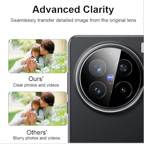 Image of Xmon Back Camera Lens Protector for Vivo Y300 Pro Premium Camera Glass Protector Guard, Anti-Scratch, Ultra-Clear, Easy Installation