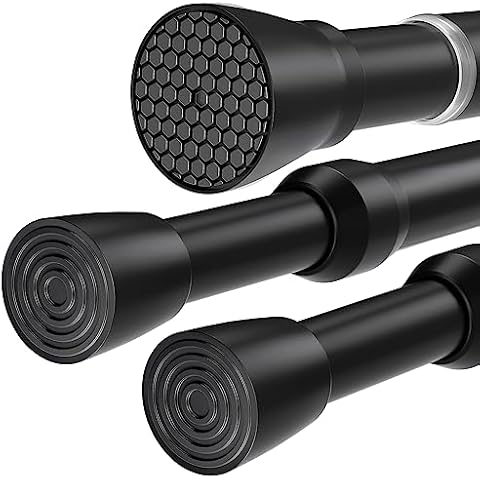 tension rod 2pcs 26-39 inches and 1pcs 28 to 48 inches Cover