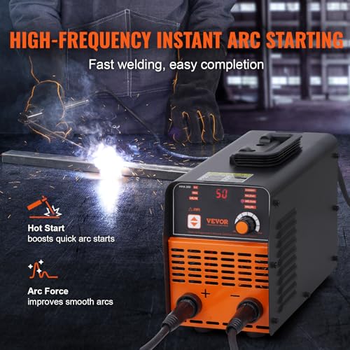 Image of VEVOR Stick Welder, 200Amp 2 in 1 ARC /Lift Tig Welder Machine 110 /220V with Hot Start Arc Force Anti-Stick