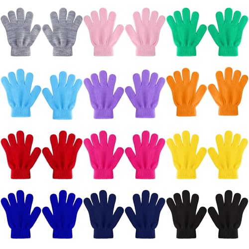 VZV 12 Paar Kinder Winterhandschuhe, Winter Warme...