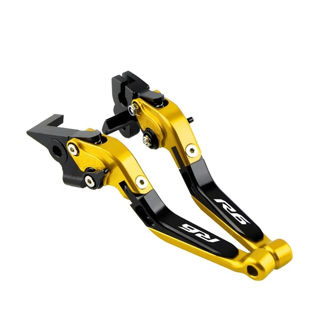 Nhgfdfs X Motorcycle Clutch Brake Lever For Ya&Maha Yzfr6 1999-2004 Clutch Levers Brake Set Adjustable Folding Handle Motorcycle Accessories Parts