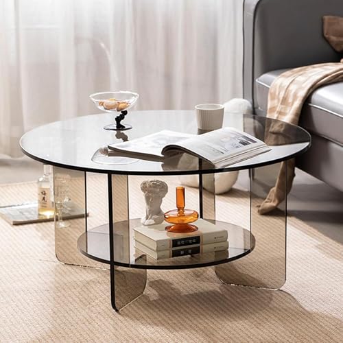 Table basse acrylique transparent : la solution gain de place petits salons