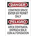 Brady 90803, Bilingual Sign, (Pack of 15 pcs)