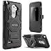 LG G3 Stylus (D690) Case, Evocel [New Generation] Dual Layer Rugged Holster Case (DOES NOT FIT LG G3) with Kickstand and Belt Swivel Clip For LG G3 Stylus (D690) - Retail Packaging, Black