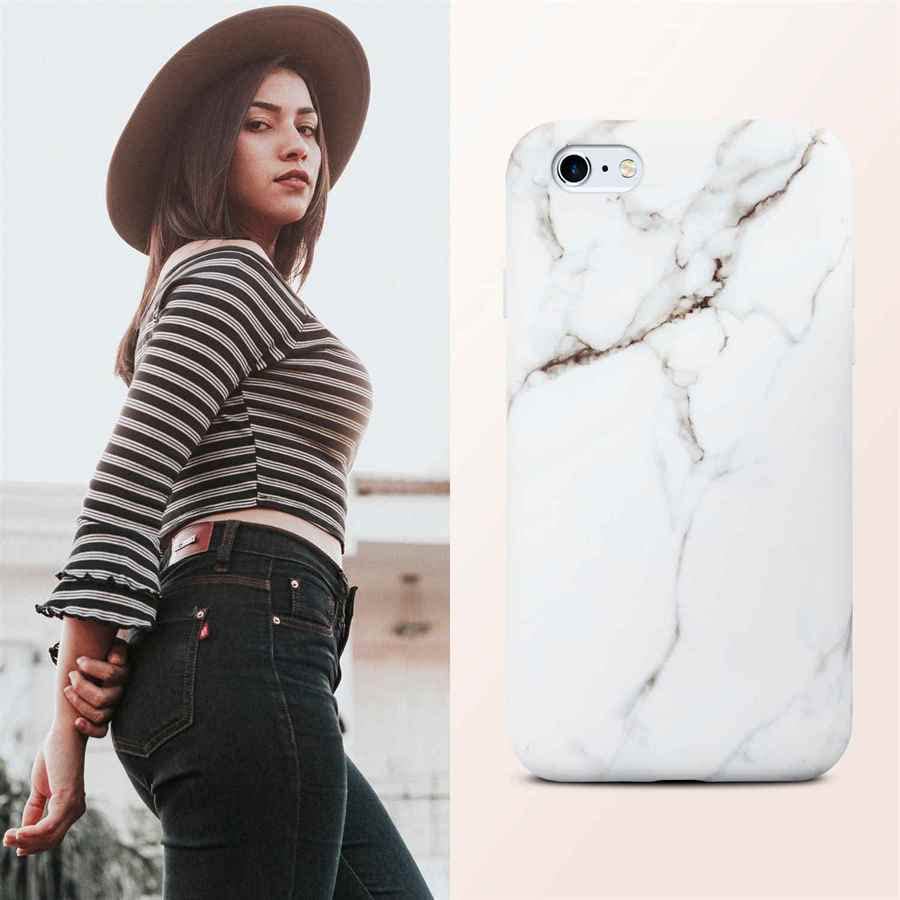 ONEFLOW Sense Case Compatible with iPhone 6s / iPhone 6 Case in Marble