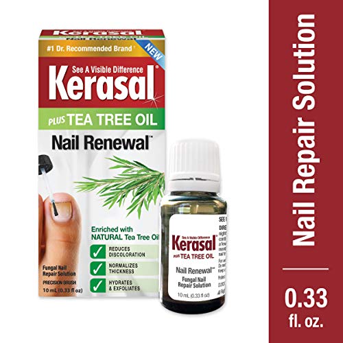 Kerasal Renewal Nail Repair Solution With Tea Tree Oil For Discolored And Damaged Nails, 0.33 Oz (Pack Of 1) #TOP4