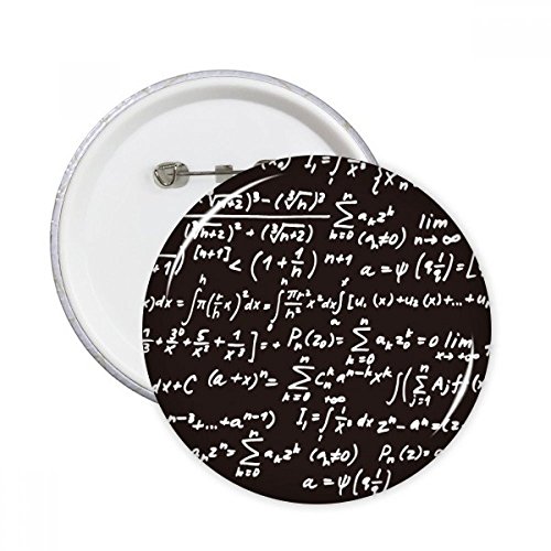 Calculus formules mathématiques badges ronds pour sac d'école