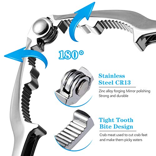 Crab Leg Crackers And Tools - Shellfish Crab Claw Cracker Seafood Lobster Crackers And Tools, 4 Pack Nut Crackers For Crab Legs #TOP4