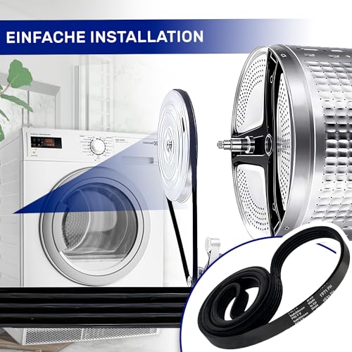 Keilriemen Trockner Poly-V 1971 PH 7 mit dem Originalcode 136603300/7 1366033007 für Electrolux für AEG 00416582 416582 für Bosch für Siemens - MADE IN EU - Garantie 10 Jahre - MONTERAL