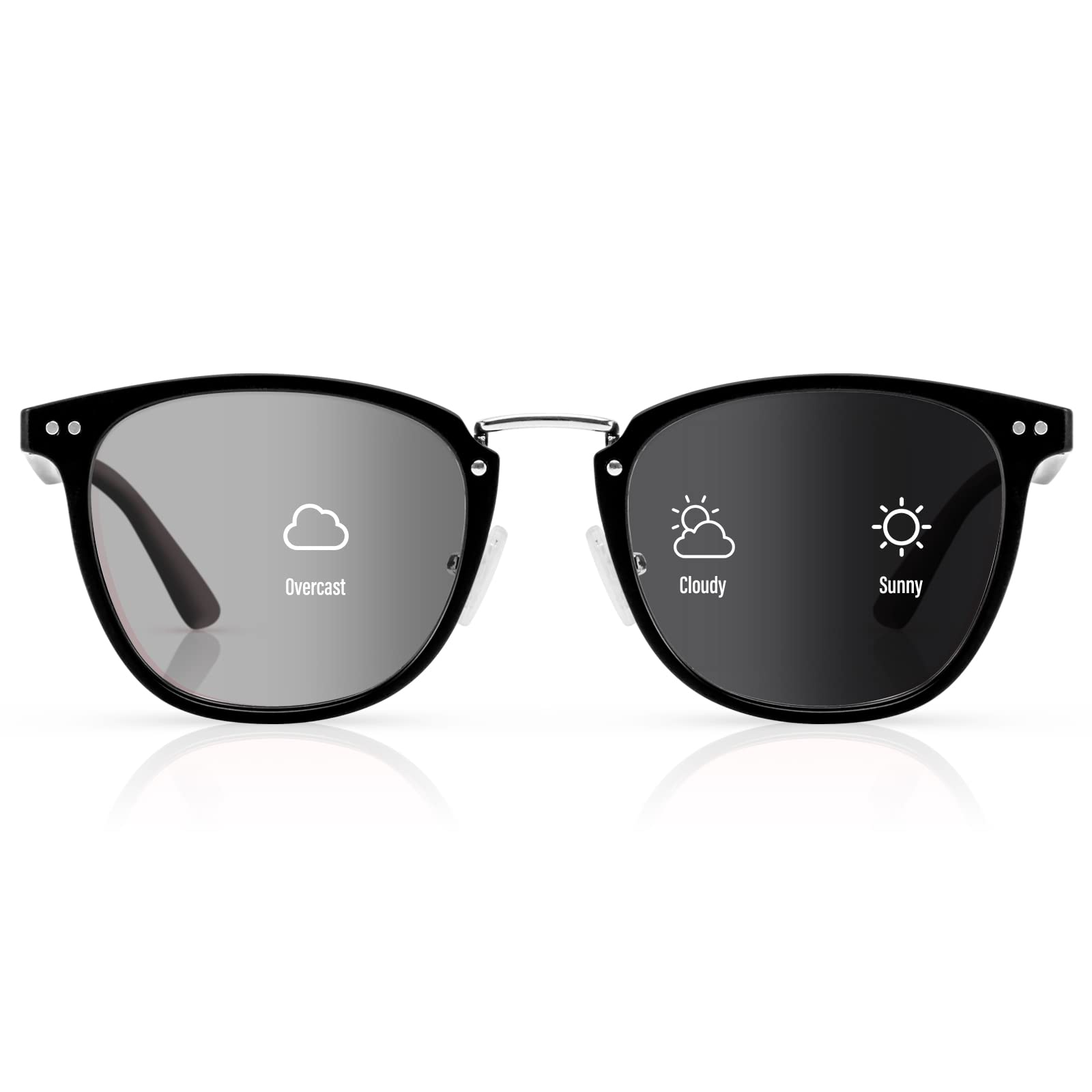 Bloomoak Night Driving Polarized Glasses for Women, Trendy Retro Fashion Glasses, Anti Glare/UV 400 Protection