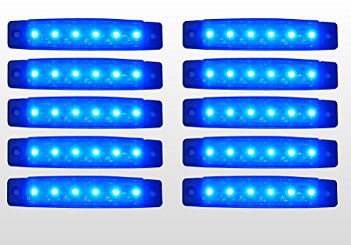 Indicatori laterali a LED, 6 LED da 24 V, per