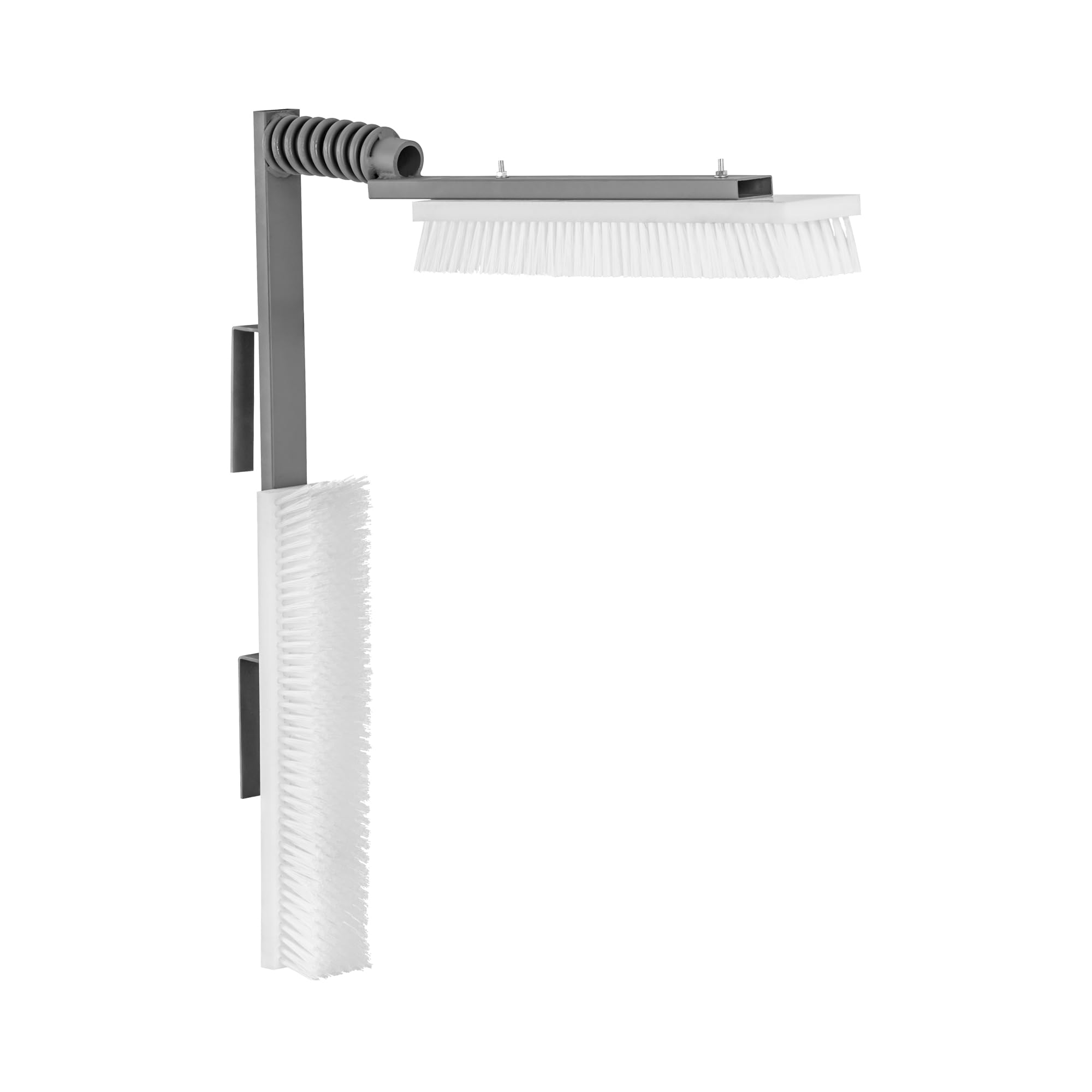 Cepillo para Vacas con 2 Cabezales de 50 x 10 cm para Interior y Exterior con Resorte Rascador para vacas Cepillo para ganado Cepillo rotatorio para vacas