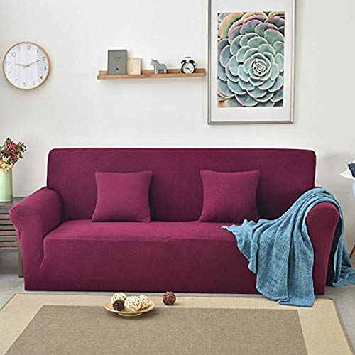 Sofaslipcover en maille tricotée de fleece premium pour la protection de votre canapé universel