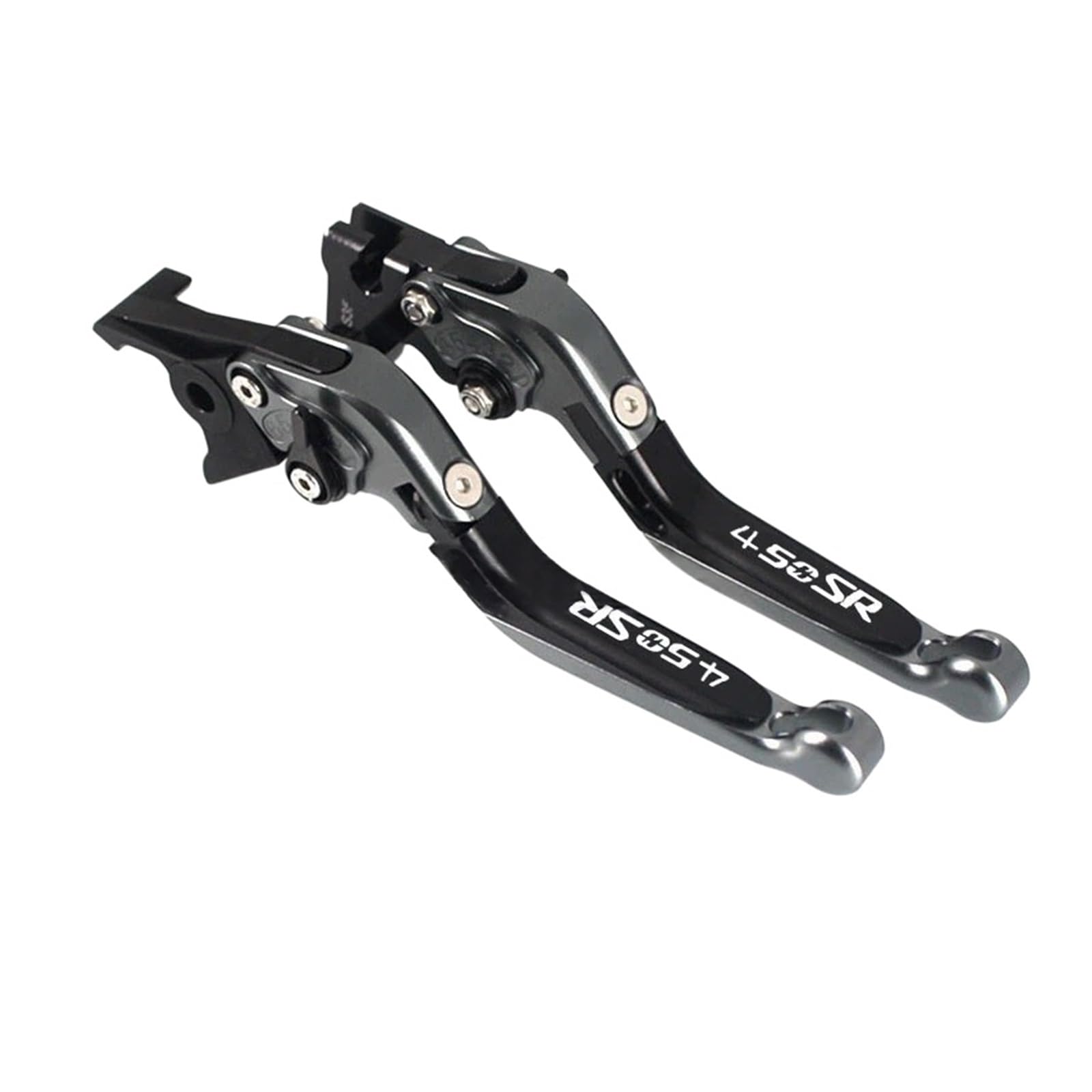 Wnftyske Grey M Motorcycle Brake Clutch Lever Pivot Levers Motorcycle Accessories Cnc Aluminum Folding Extendable Brake Clutch Lever For Cfmoto 450Sr 450 Sr 2022