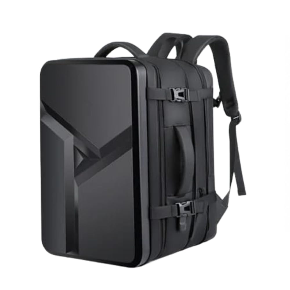 getzget luggage, laptop Carrying Case Hard shell Bag Multipurpose traveling Backpack with USB Charging Port/extendable/suitcase/Luggage/Travel bag (Black)-picture-26