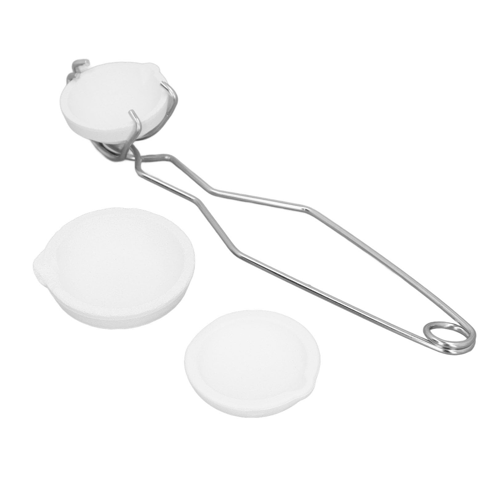 Set Crogiolo Al Quarzo da 250 G, 150 G, 100 G con Supporto in Acciaio Inossidabile, per Fondere Oro, Argento, Rame, Ideale per Gioiellieri e Metalmeccanici