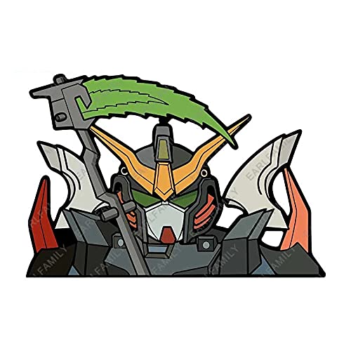 EARLFAMILY 5.1'' Cartoon Anime Peeker Deathscythe Car Stickers JDM Graffiti Peeking Motorcycle Car Window Bumper Decal