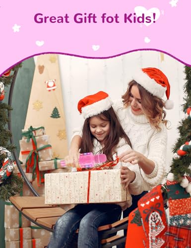 Image of Amazmic Toys for Girls, Kids Karaoke Microphone Toddler Microphone for Kids with Lights, Birthday Gift for Girls, Boys Toy Age 3 4 5 6 7 8 9 10-14+(Pinkcolor)