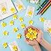 Feifeiya 50 Sets Inspirational Gifts for Students Motivational Star Shaped Erasers You're a Star Erasers Emotional Cards for Party Office School Exchange Gifts