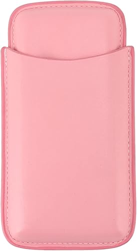 Miniatura 9 de Fydun Humidor de cuero de alta gama, elegante, portátil, para 3 puros, color dorado, amplia gama de usos (rosa)