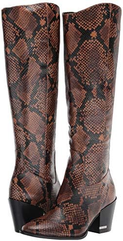 Calvin Klein Women's MASSIE Knee High Boot, Cuoio/Dark Walnut, 6 | Image 6